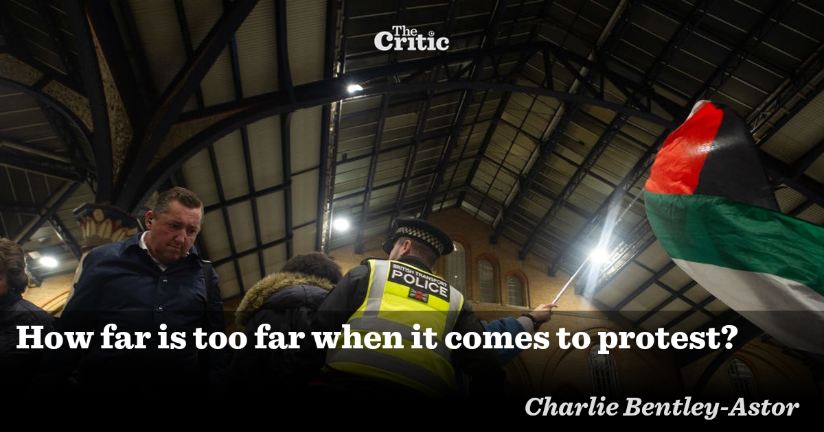 How far is too far when it comes to protest? Charlie BentleyAstor