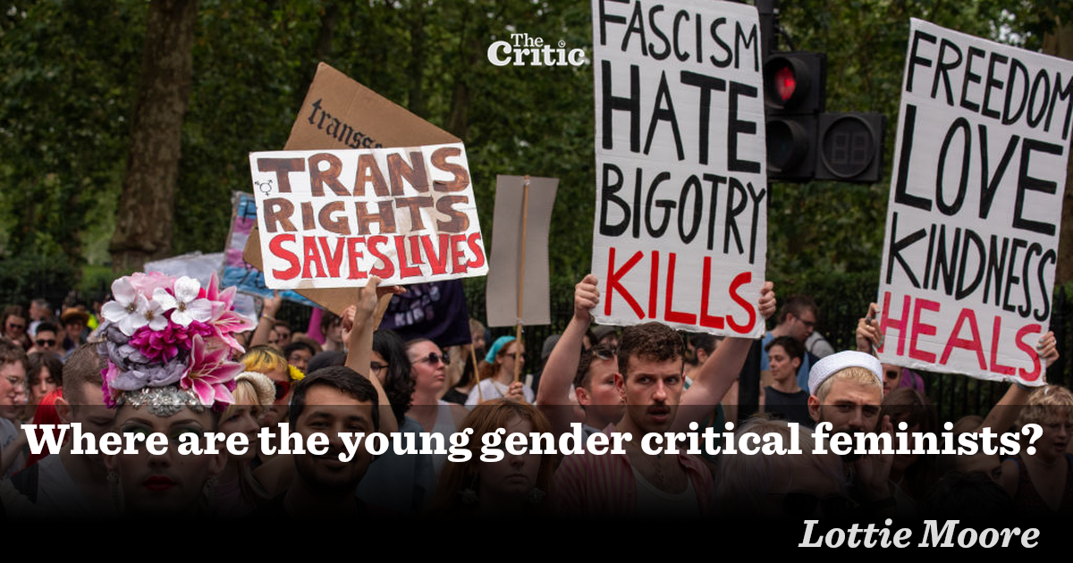 Where are the young gender critical feminists? | Lottie Moore