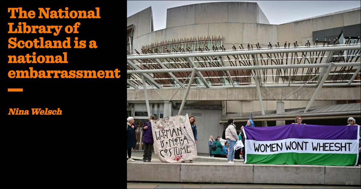 The National Library of Scotland is a national embarrassment