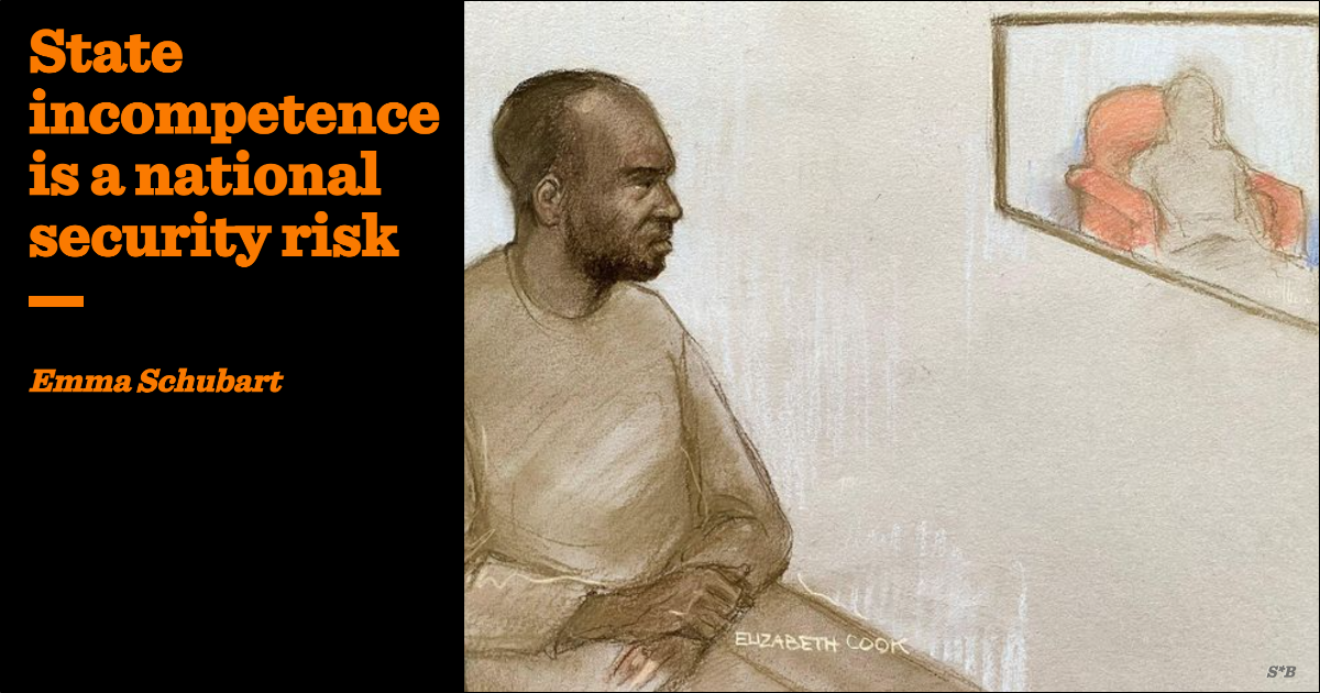 State incompetence is a national security risk | Emma Schubart | The ...
