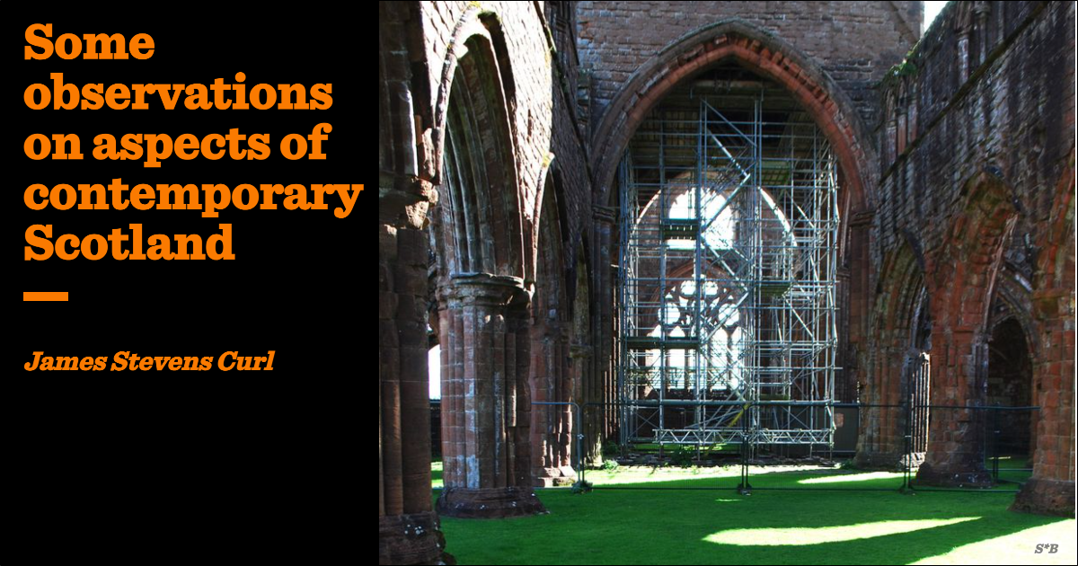 Some observations on aspects of contemporary Scotland