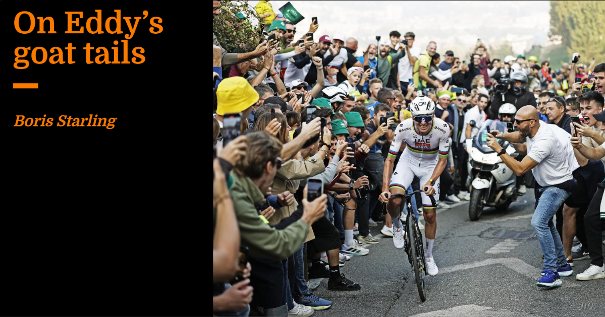 On Eddy’s goat tails