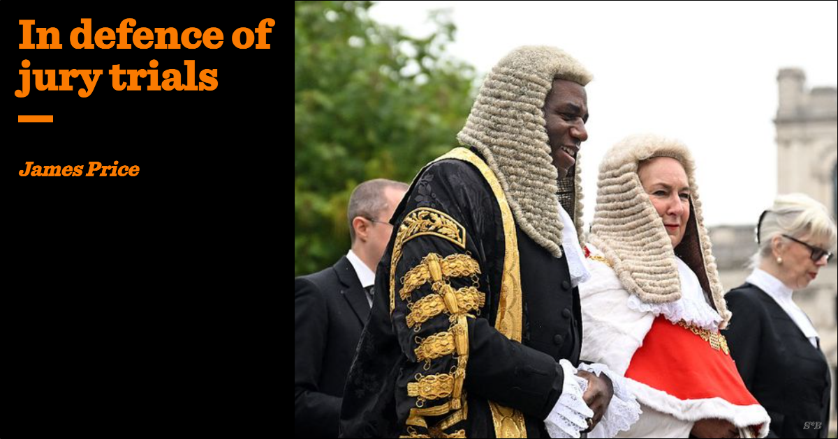 In defence of jury trials