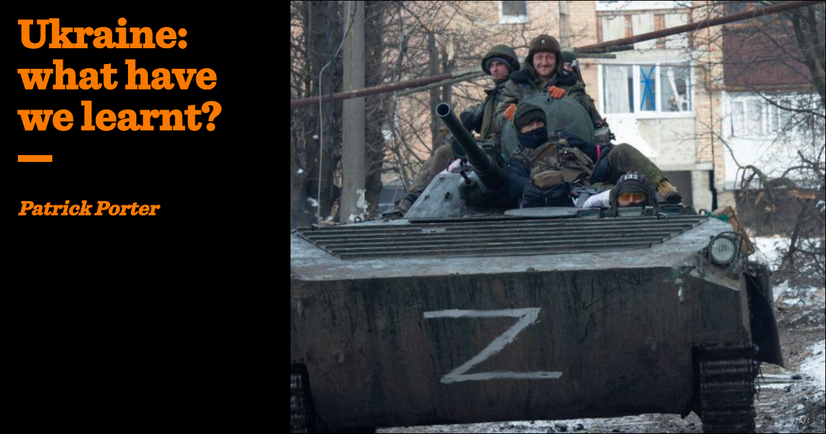 Ukraine: what have we learnt?