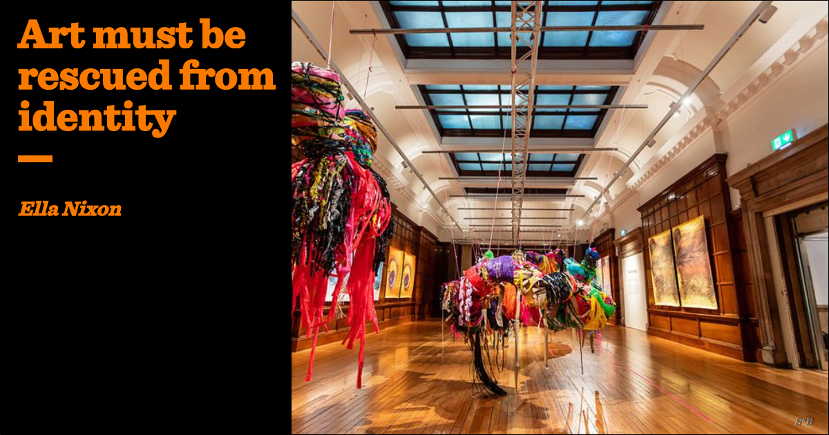 Art must be rescued from identity