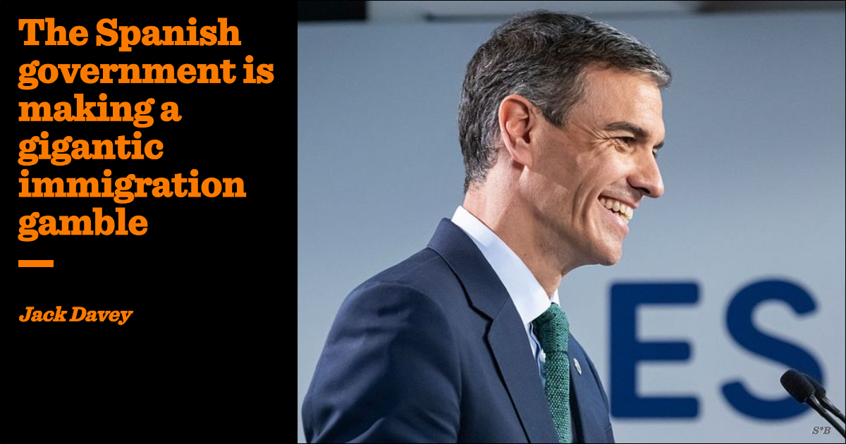 The Spanish government is making a gigantic immigration gamble