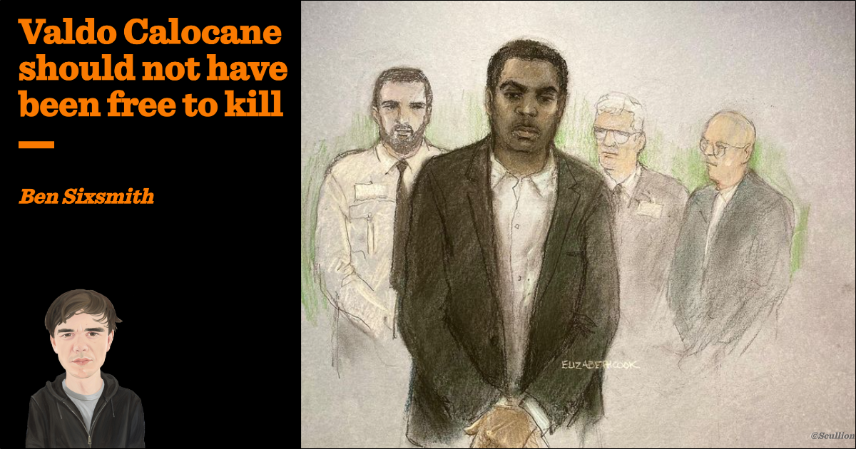 Valdo Calocane should not have been free to kill | Ben Sixsmith | The ...