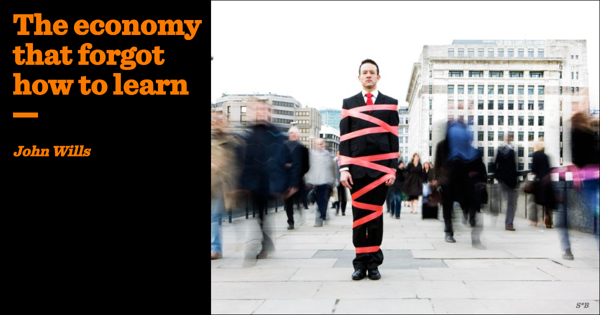 The economy that forgot how to learn