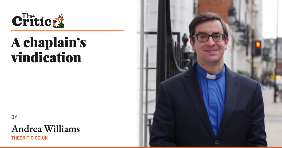 A chaplain's vindication