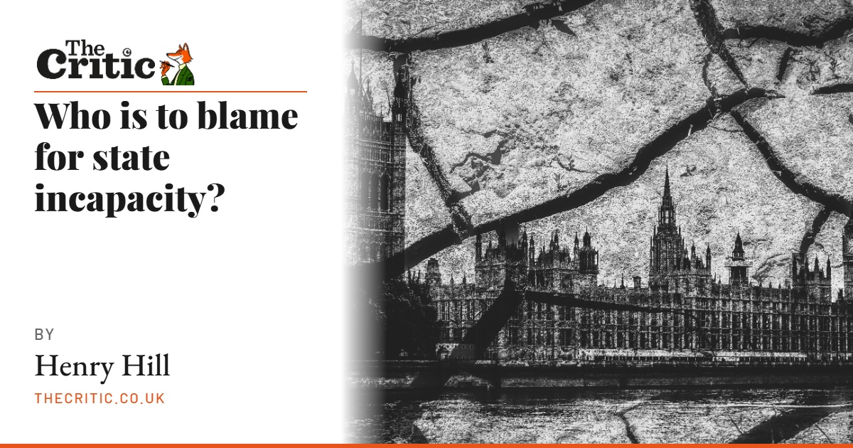Who is to blame for state incapacity?